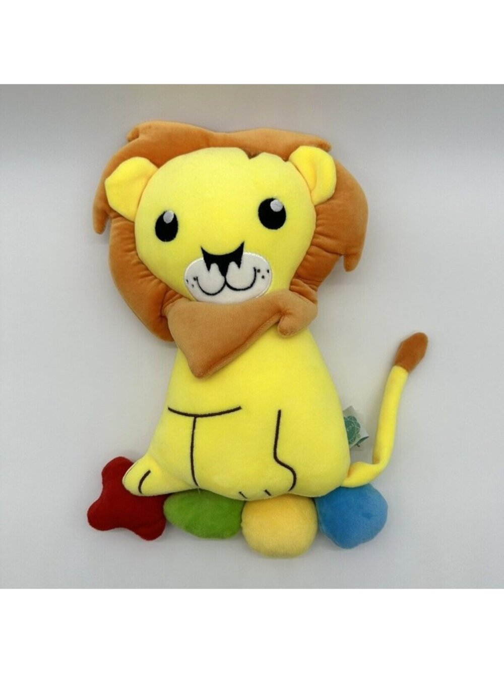 Stuffed Animal Lion Plush Snuggle Buddies Gen M Toddler Shape Learning Lovey Toy